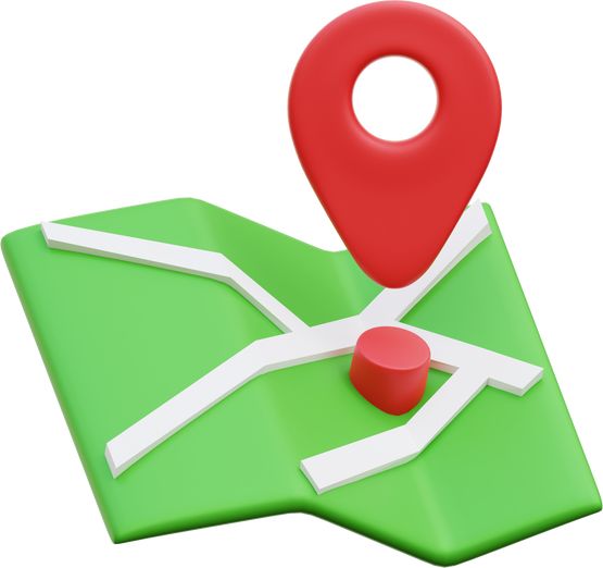 3D Maps Drop Location Direction Place