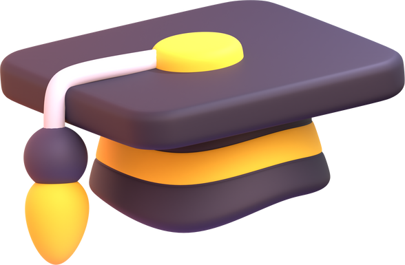 3d graduation cap